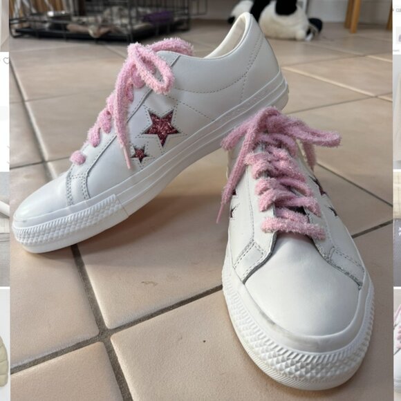 Converse x Turnstile One Pro White Skate Sneakers in Size 10 - Picture 3 of 13